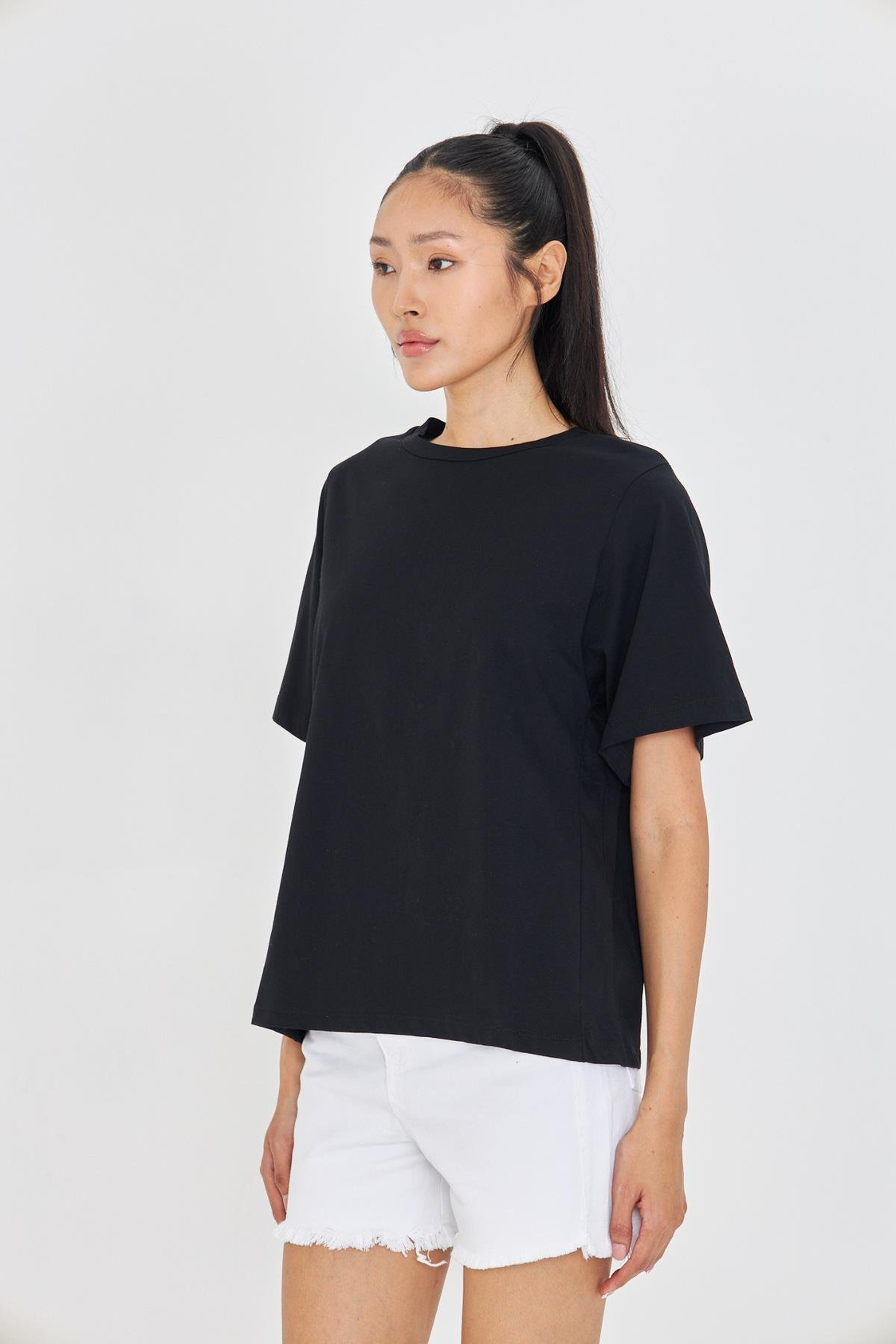 Bisiklet Yaka Basic T-shirt