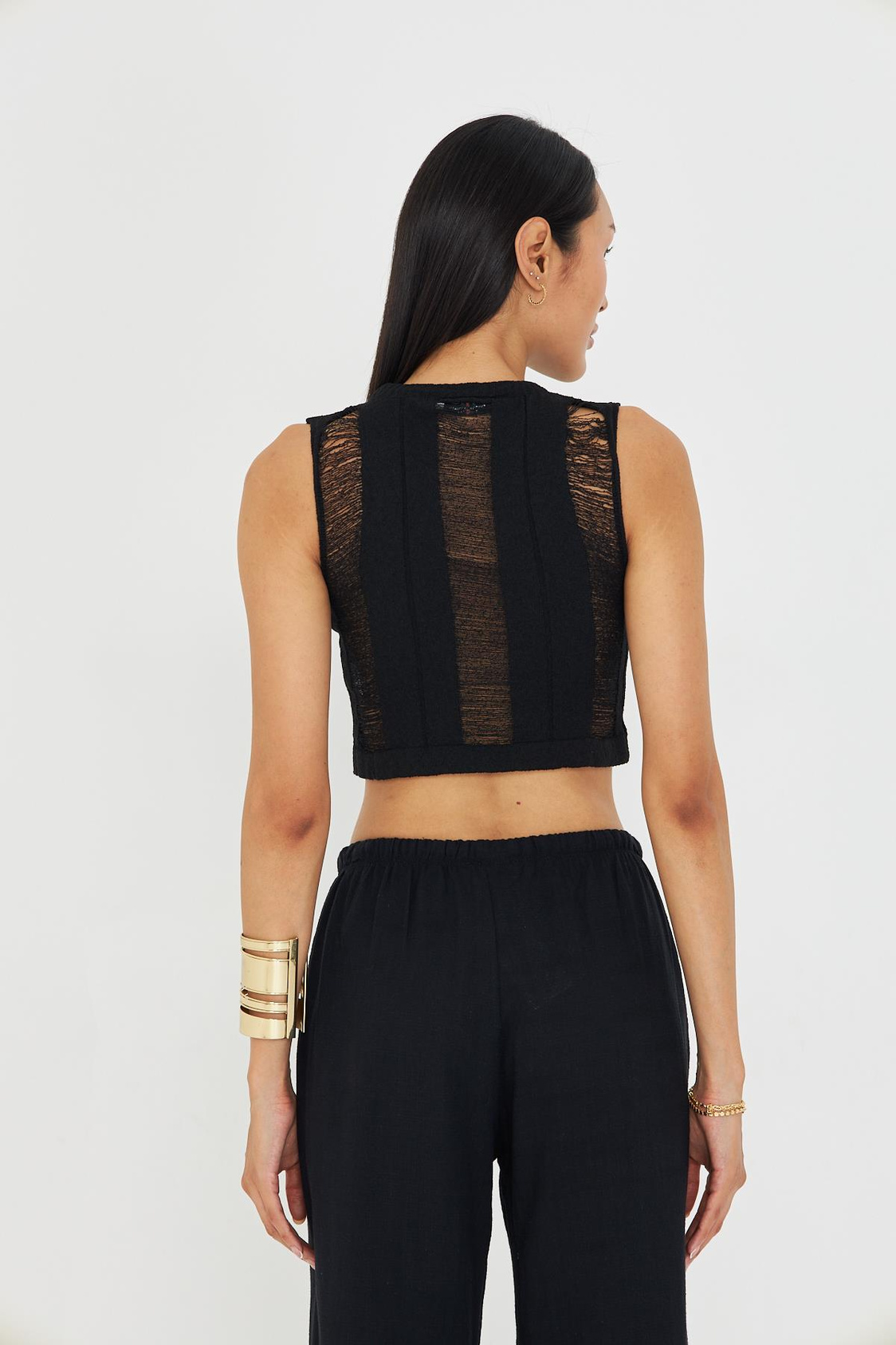 Çizgi Detay Ajur Bluz