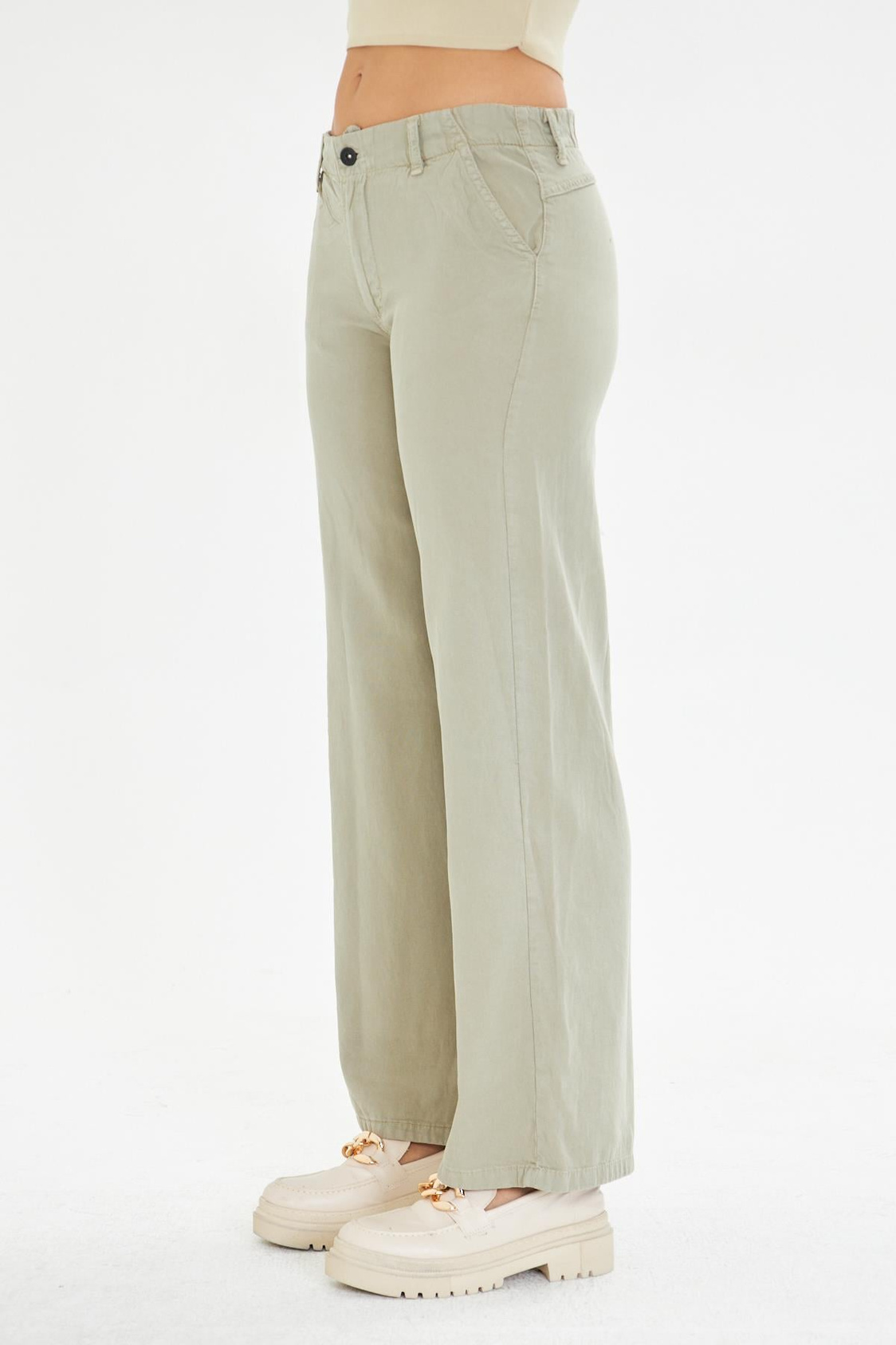 Elastik Bel Bol Paça Soft Pantolon