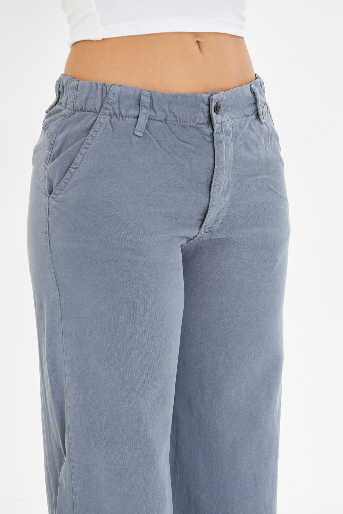 Elastik Bel Bol Paça Soft Pantolon