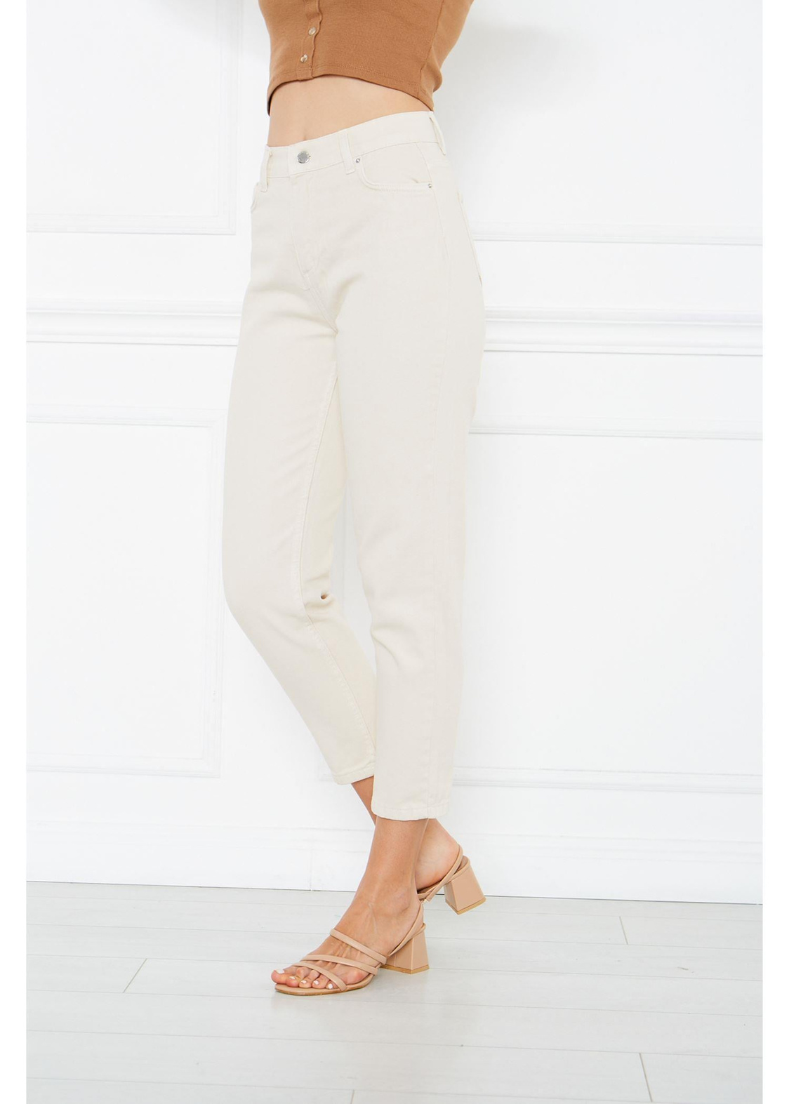 Gabardin Pantolon-Taş