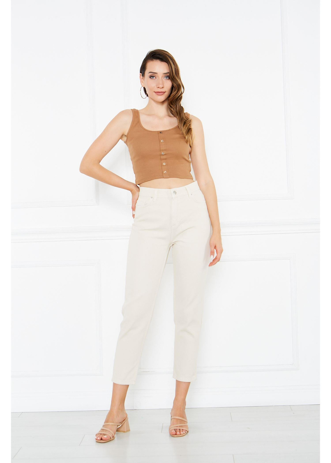 Gabardin Pantolon-Taş