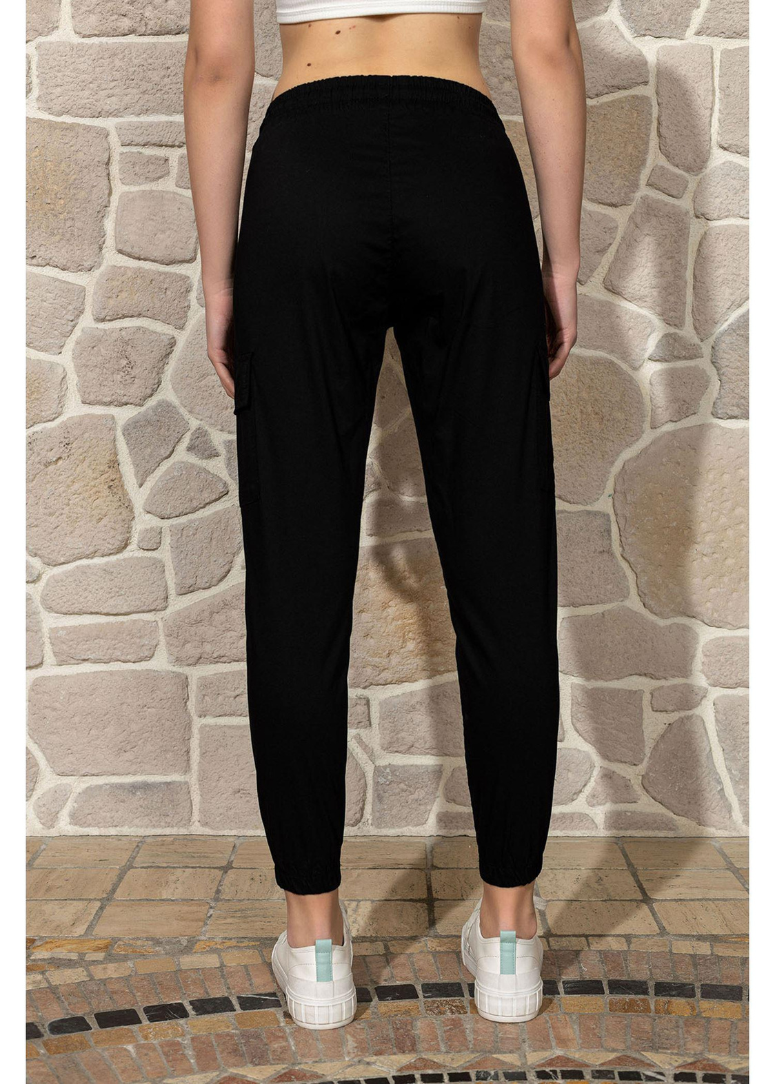 Jogger Kargo Pantolon-Siyah