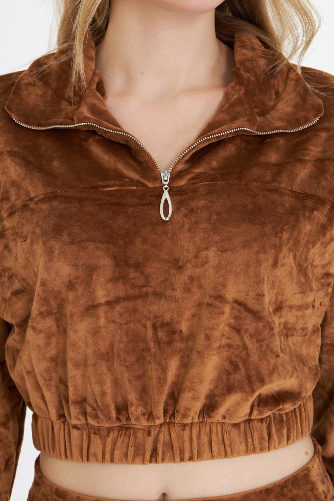 Kadife Sweatshirt - Camel