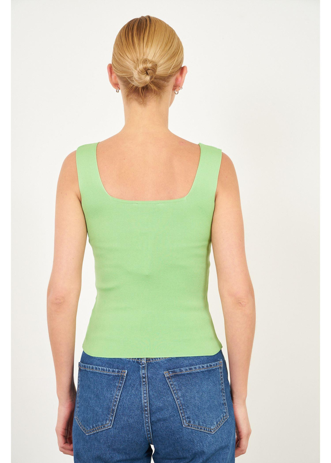 Kare Yaka Crop Atlet-Mint