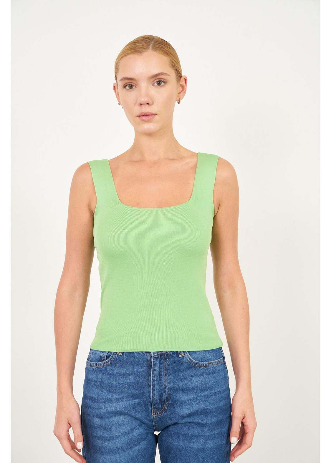 Kare Yaka Crop Atlet-Mint