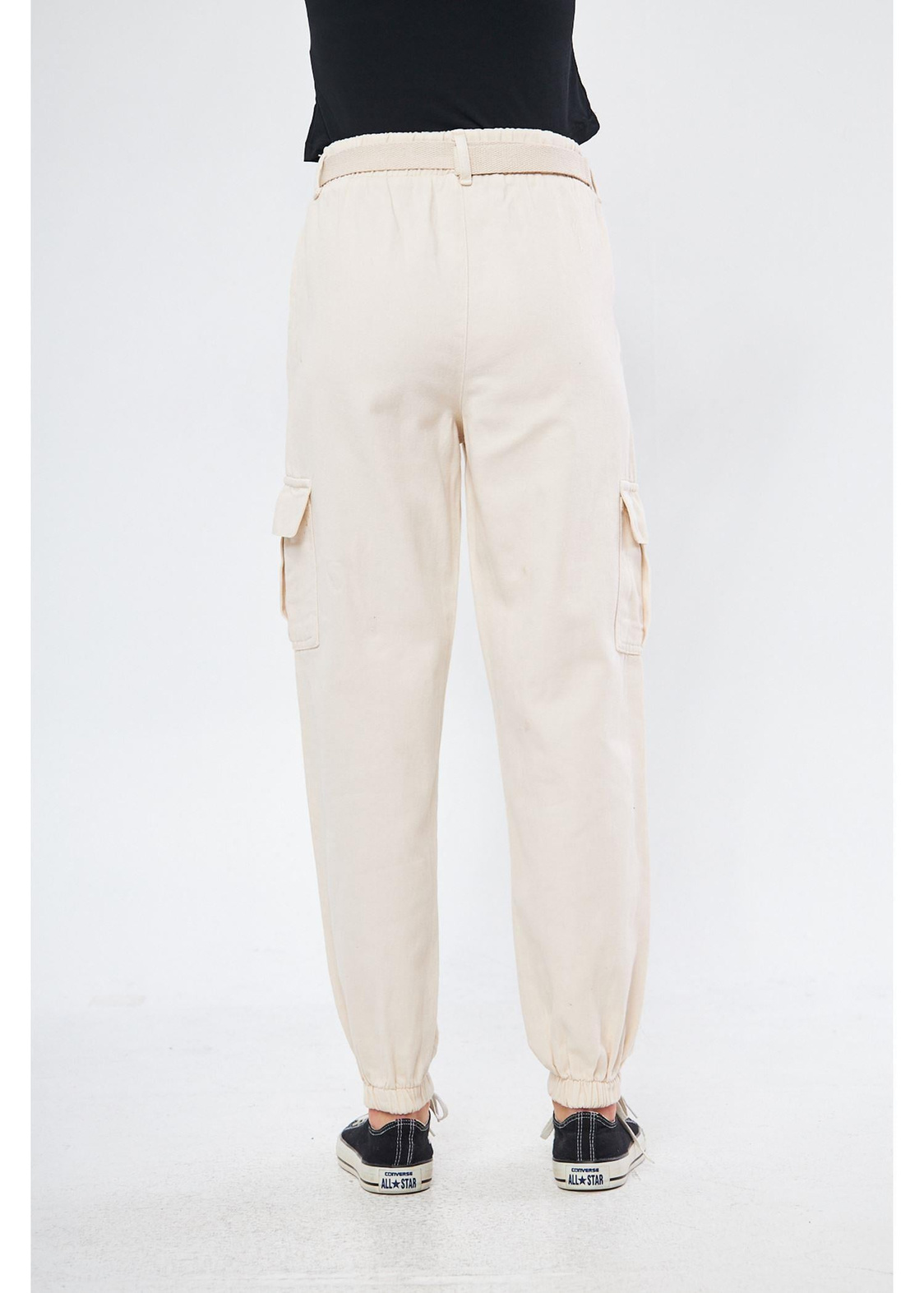 Kargo Cepli Palaskalı Jogger Pantolon