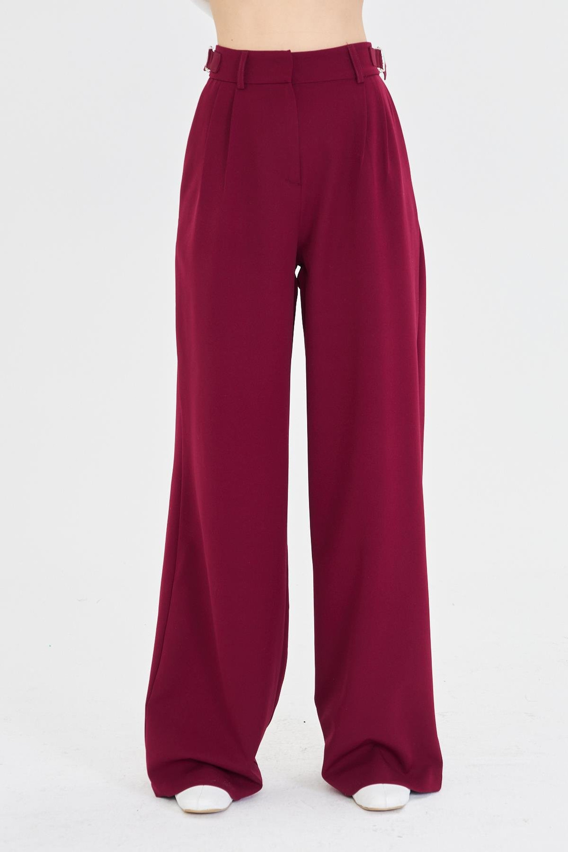 Kemeri Tokalı Atlas Pantolon