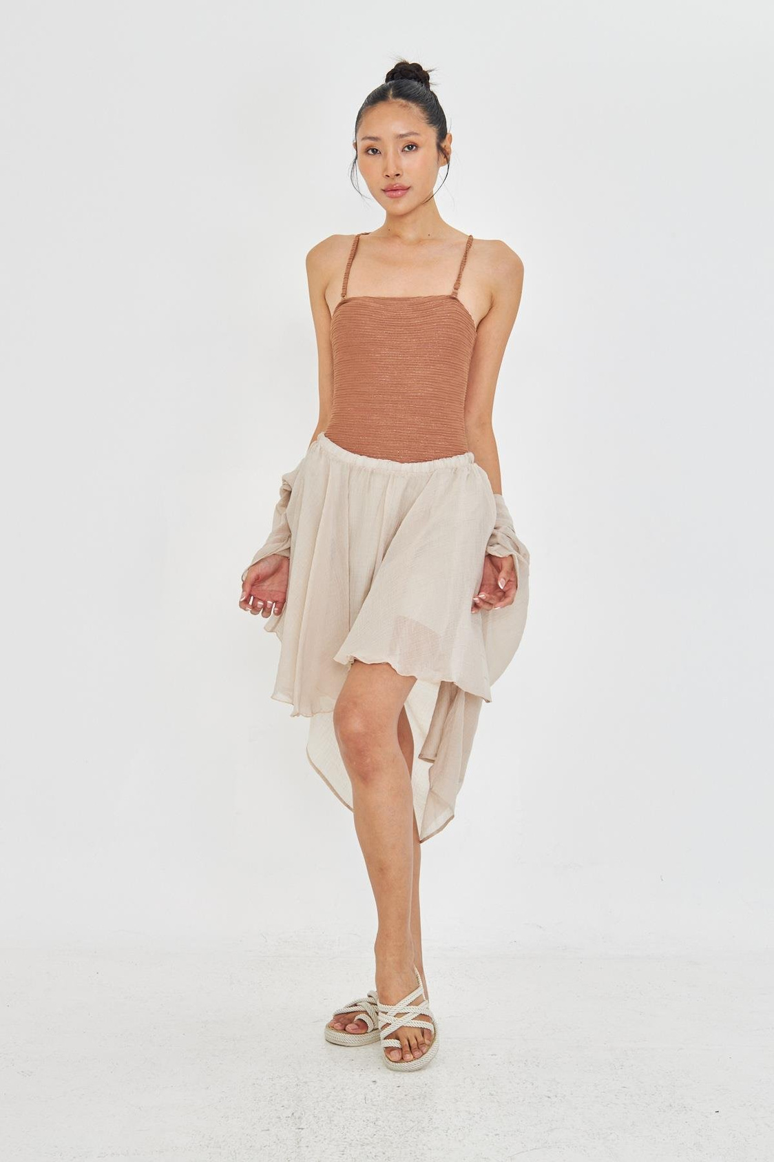 Kırışık Şort Etek