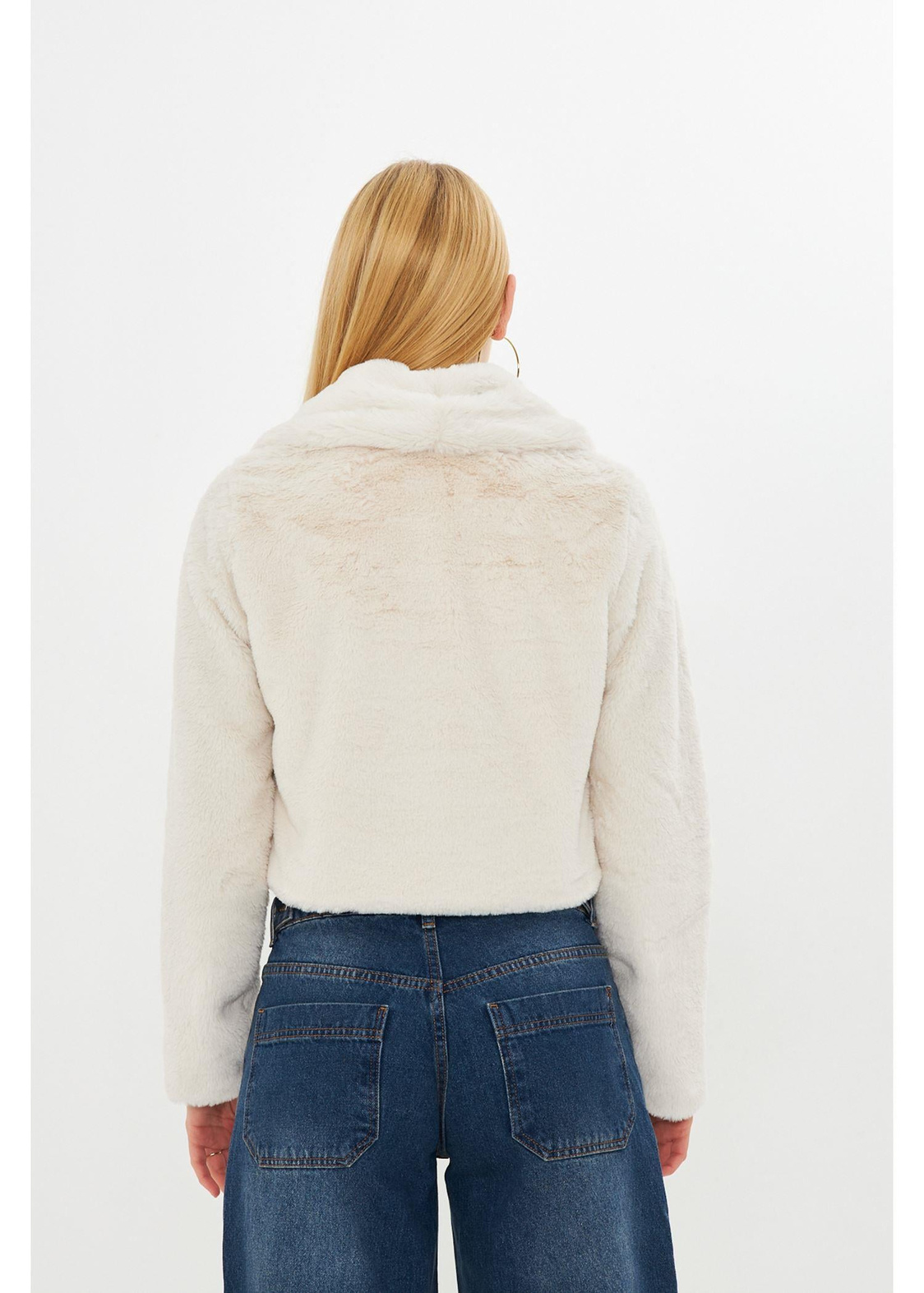 Kısa Peluş Bolero