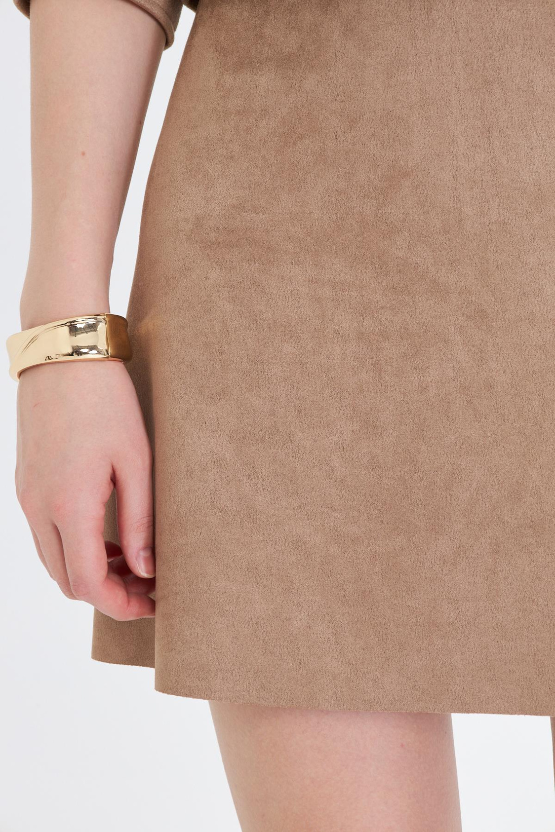 KISA SÜET ETEK - Vizon