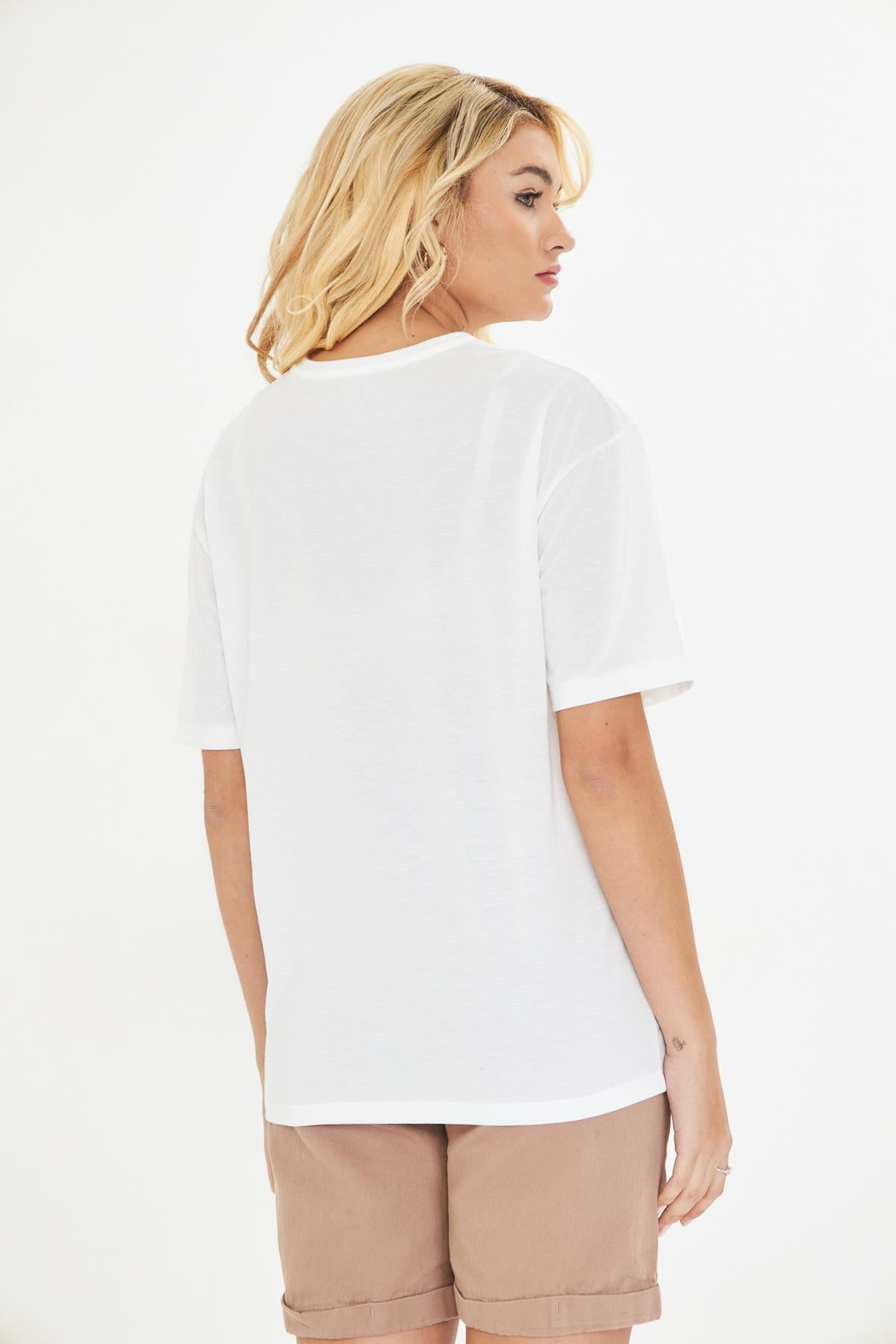 Leopar Desen Kalpli T-shirt