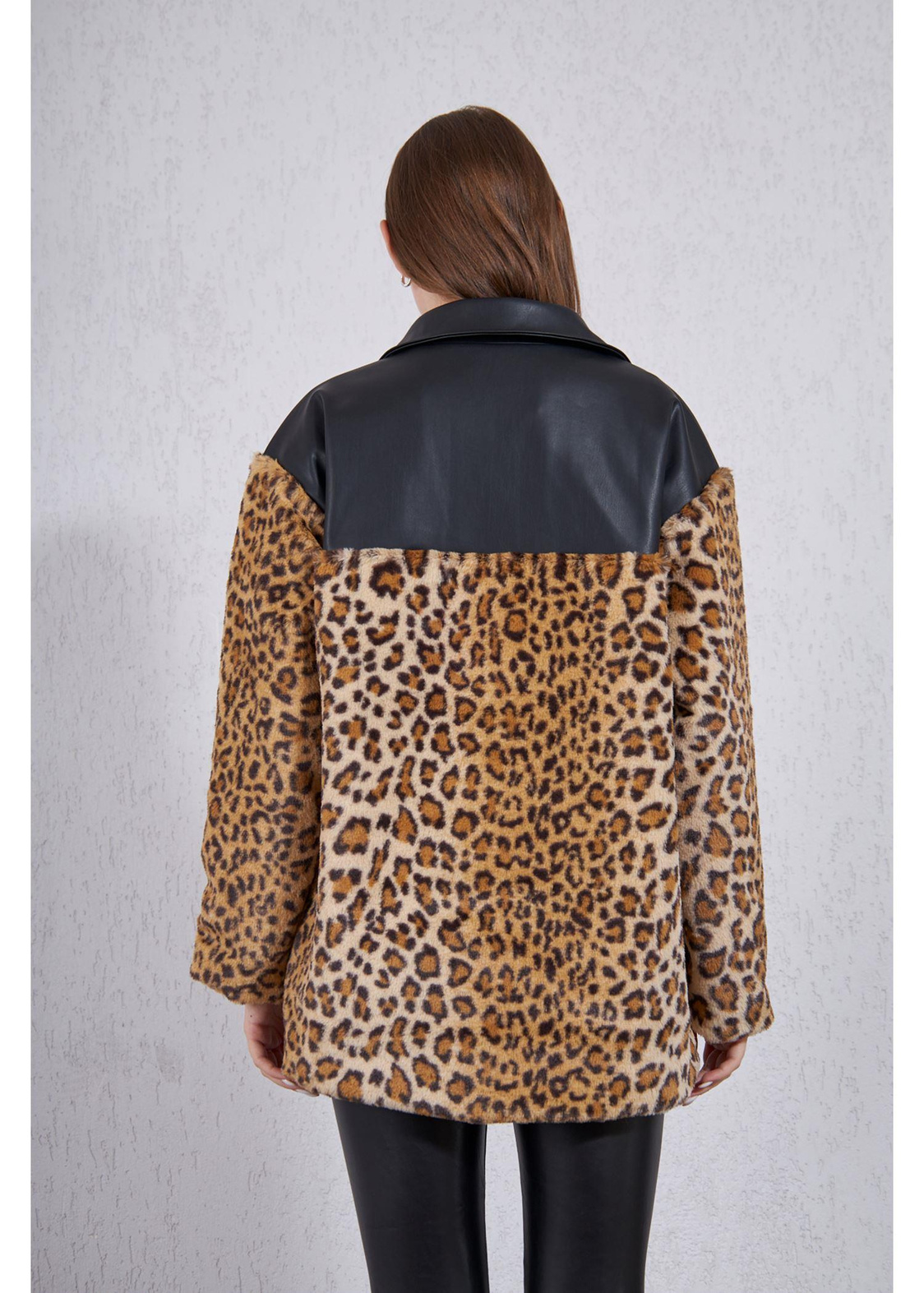 Leopar Garnili Deri Kaban