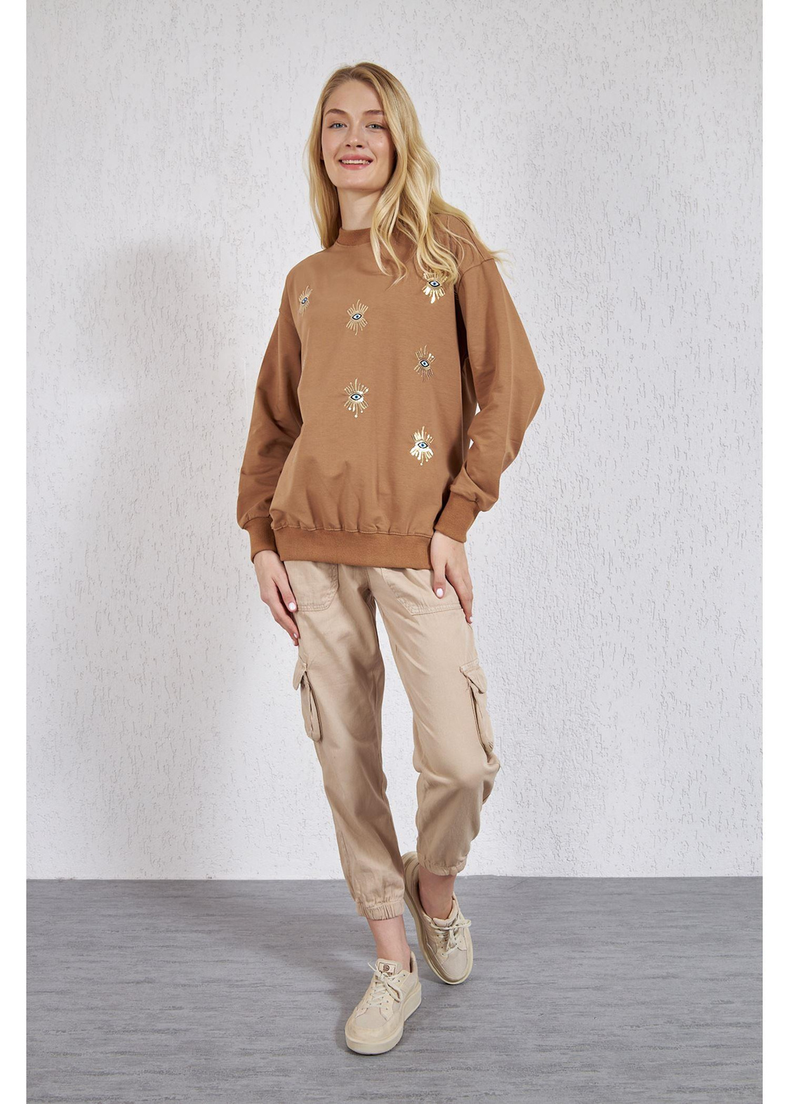 Nazar Boncuklu Sweat-Vizon