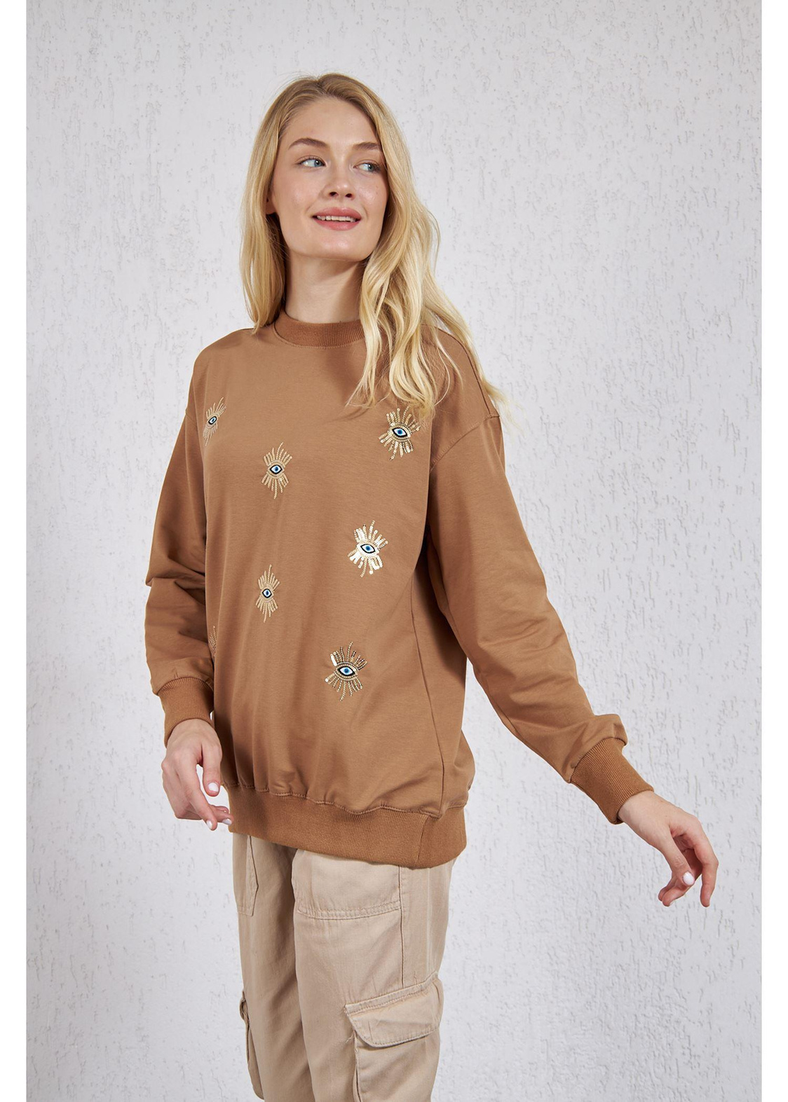 Nazar Boncuklu Sweat-Vizon