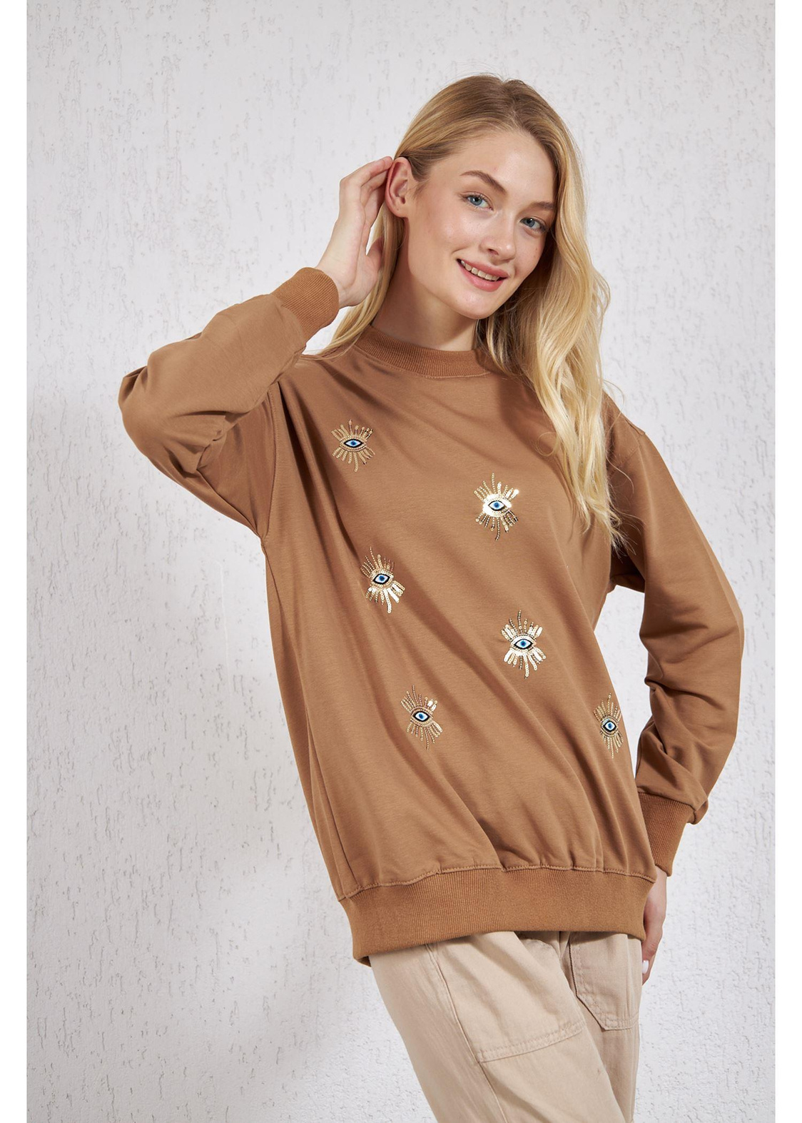 Nazar Boncuklu Sweat-Vizon