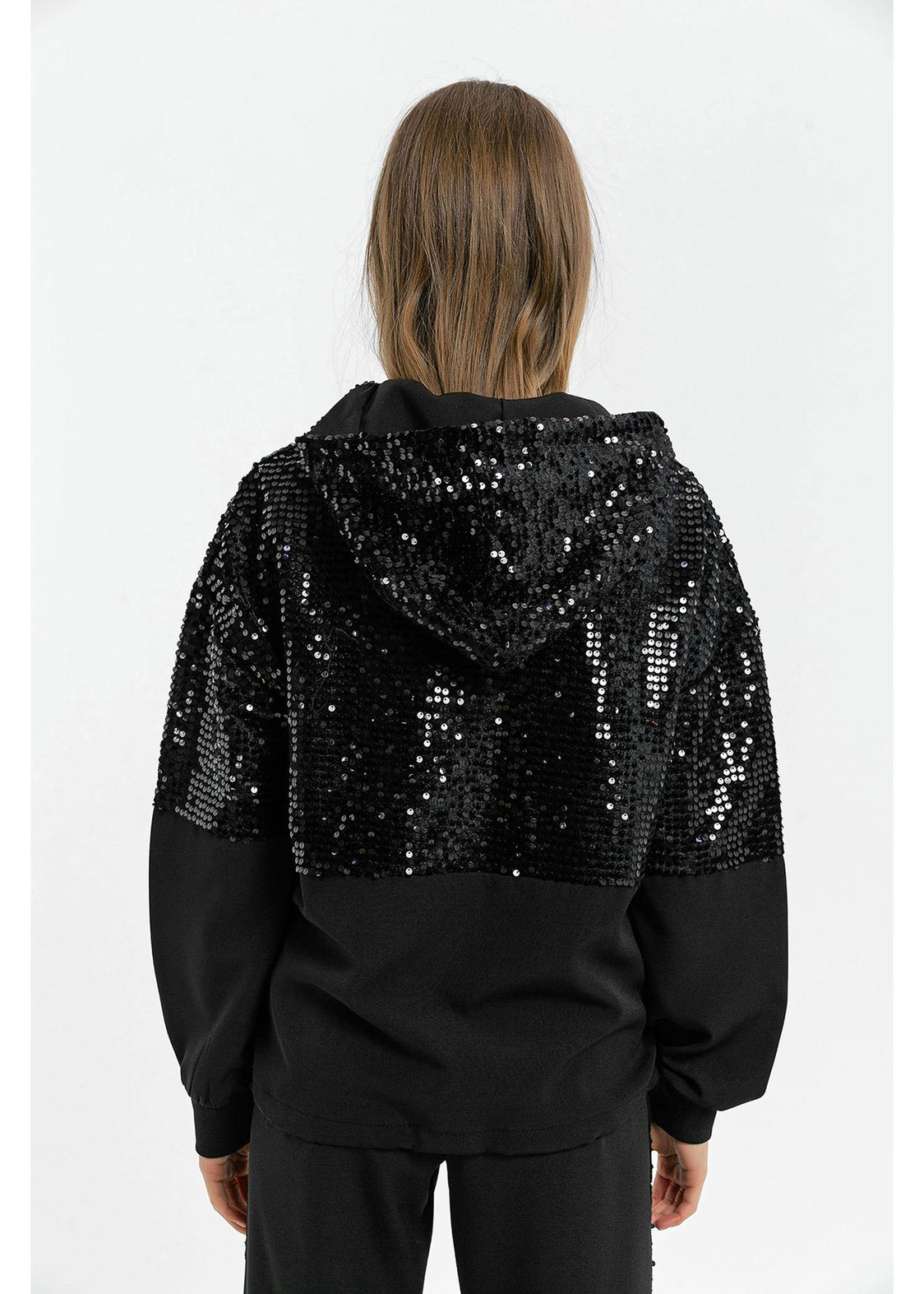 Pul Payet Sweatshirt-Siyah