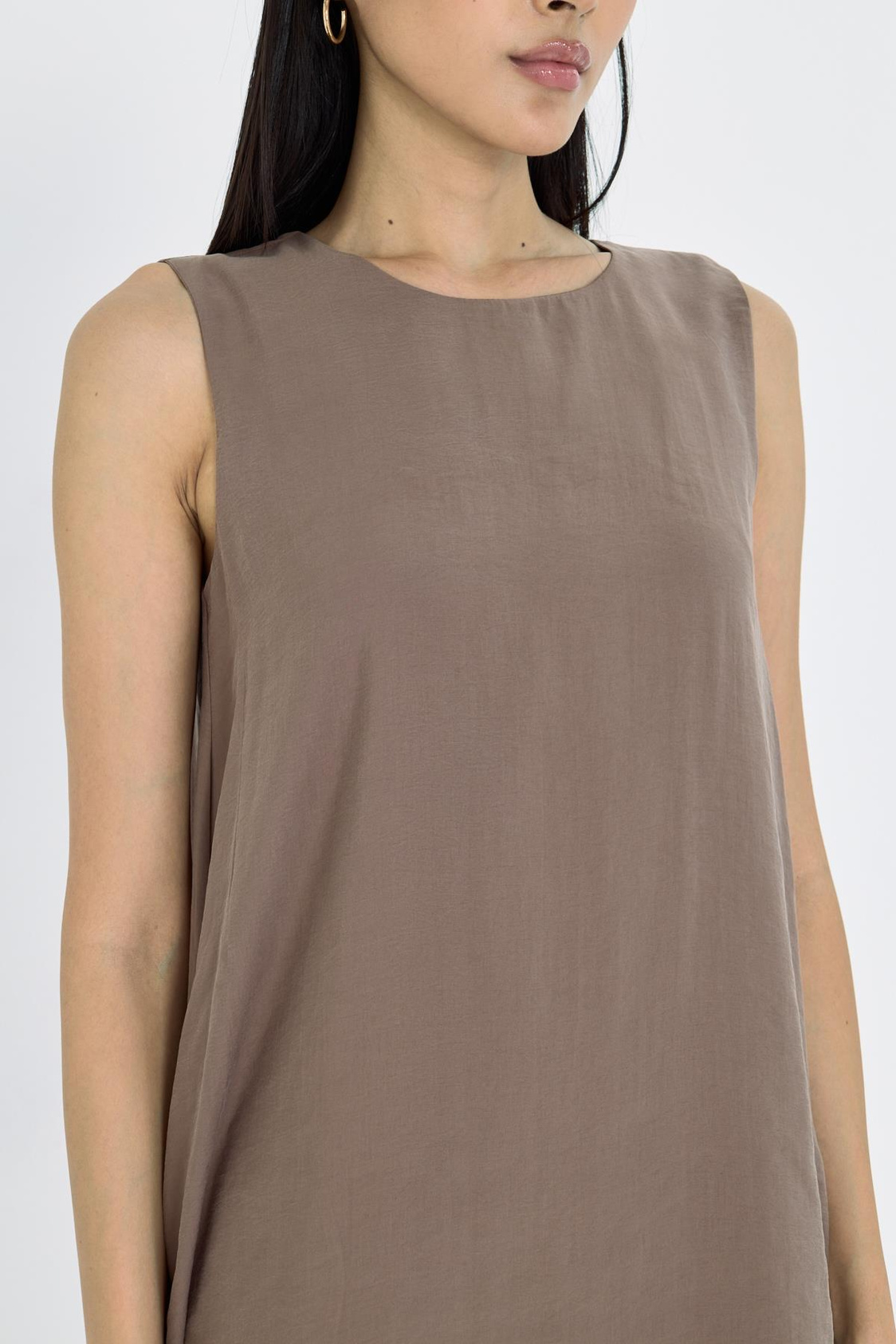 Sıfır Kol Modal Elbise