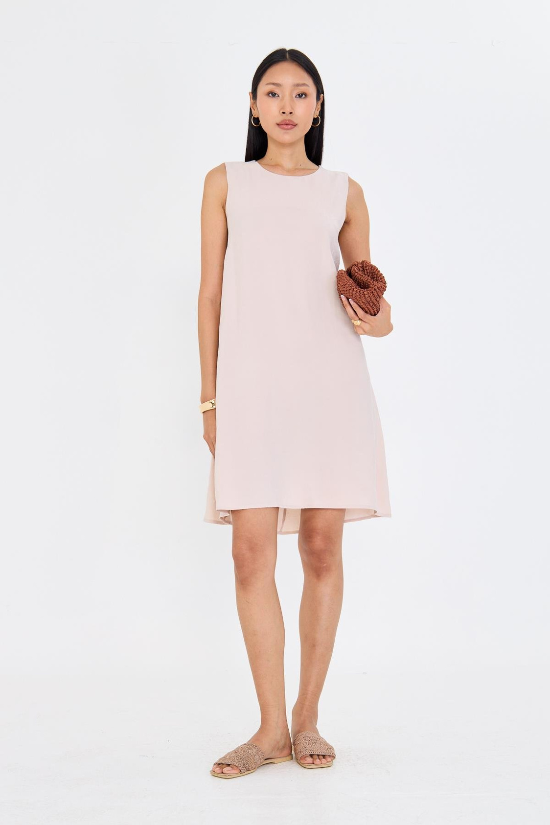 Sıfır Kol Modal Elbise