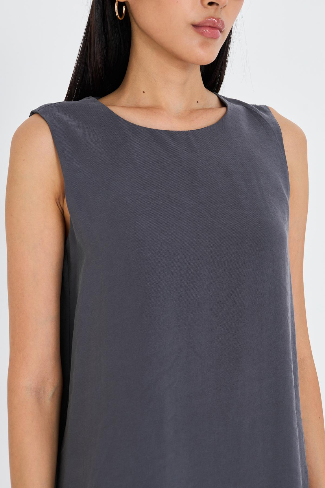 Sıfır Kol Modal Elbise