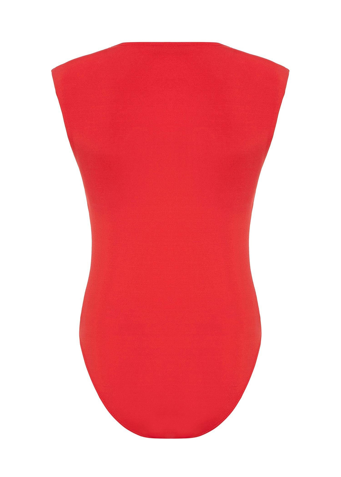 Vatkalı Alttan Çıtçıtlı Bodysuit-Nar Çiçeği