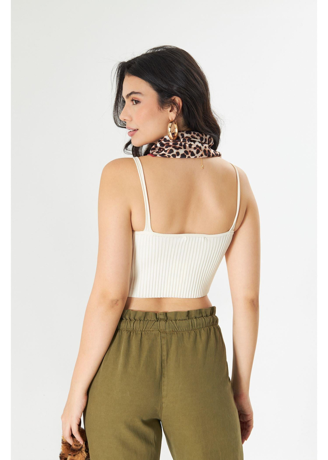 Askılı Crop Atlet