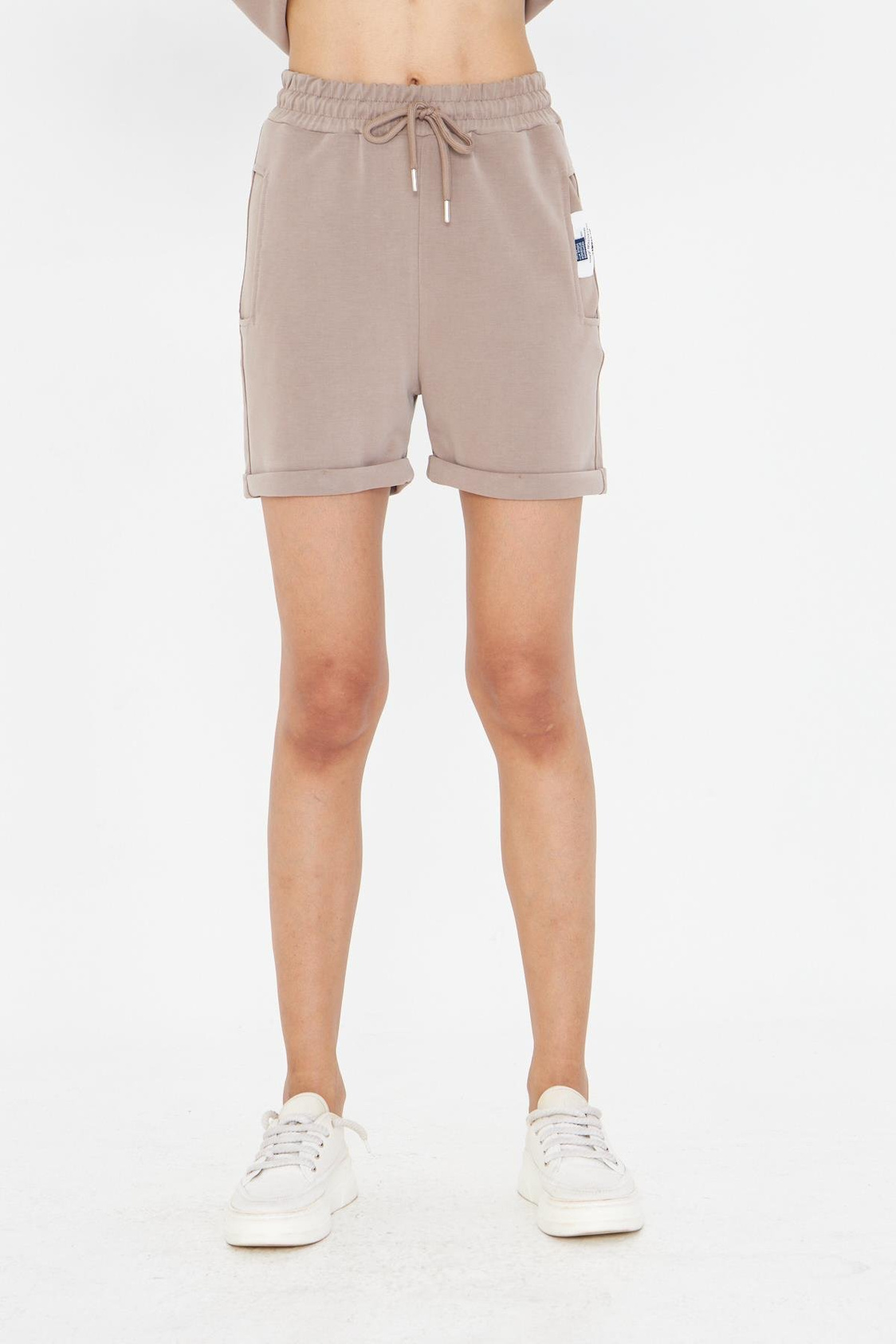 Bağcıklı Lastikli Modal Şort