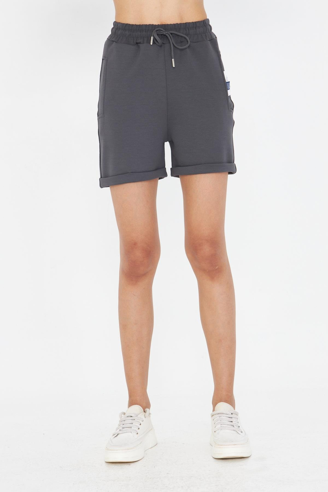 Bağcıklı Lastikli Modal Şort