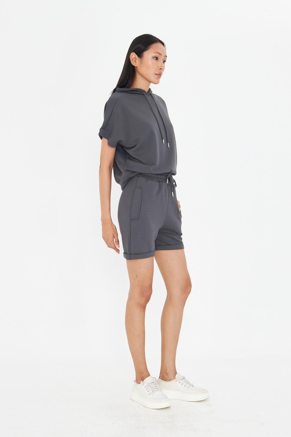 Bağcıklı Lastikli Modal Şort