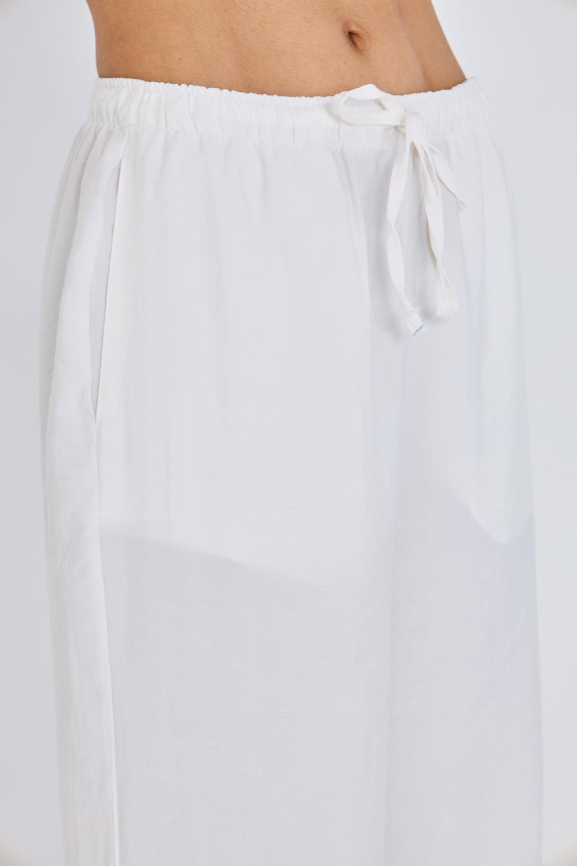 Bağcıklı Yan Cepli Modal Pantolon