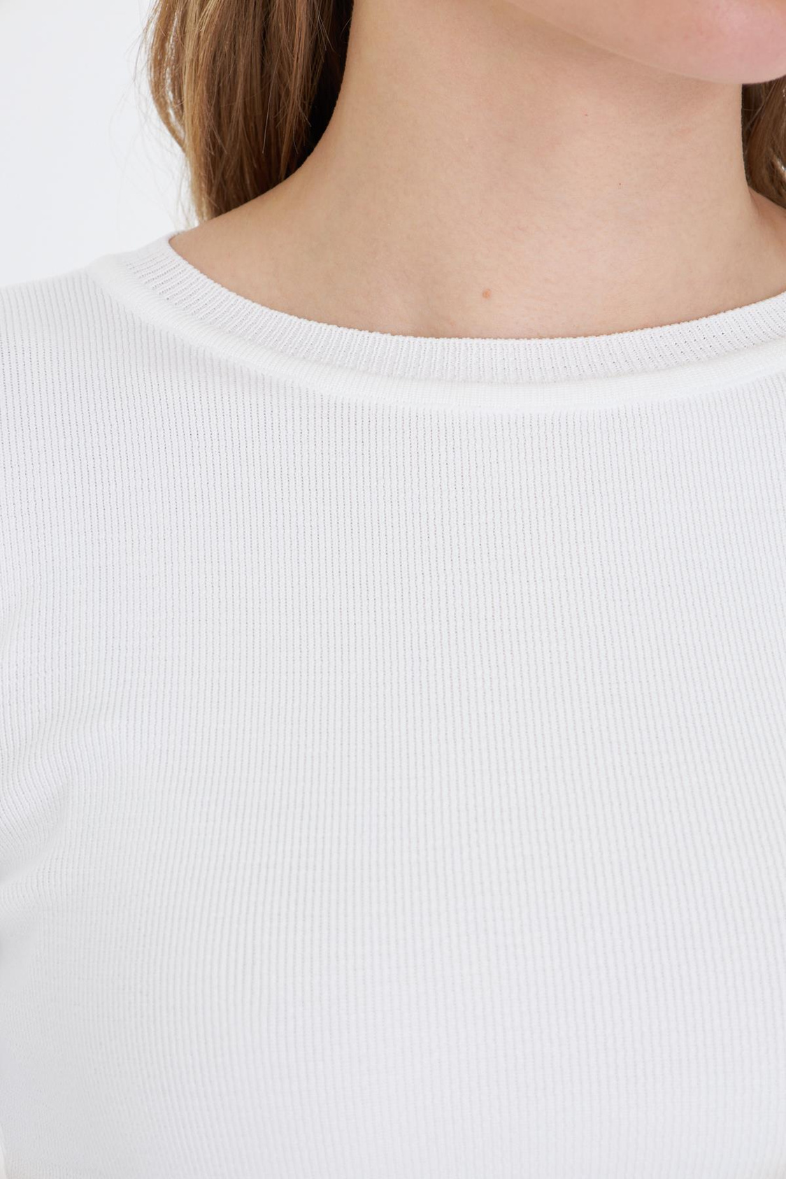 Basic Yaka Crop Kazak - Ekru