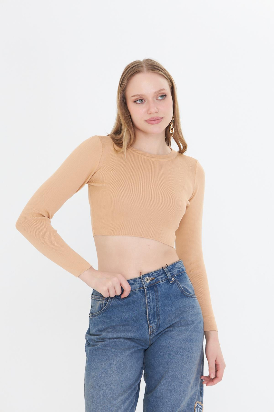 Basic Yaka Crop Kazak - Vizon