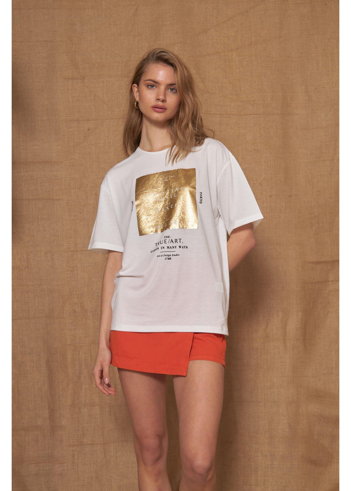 Baskılı Basic T-shirt