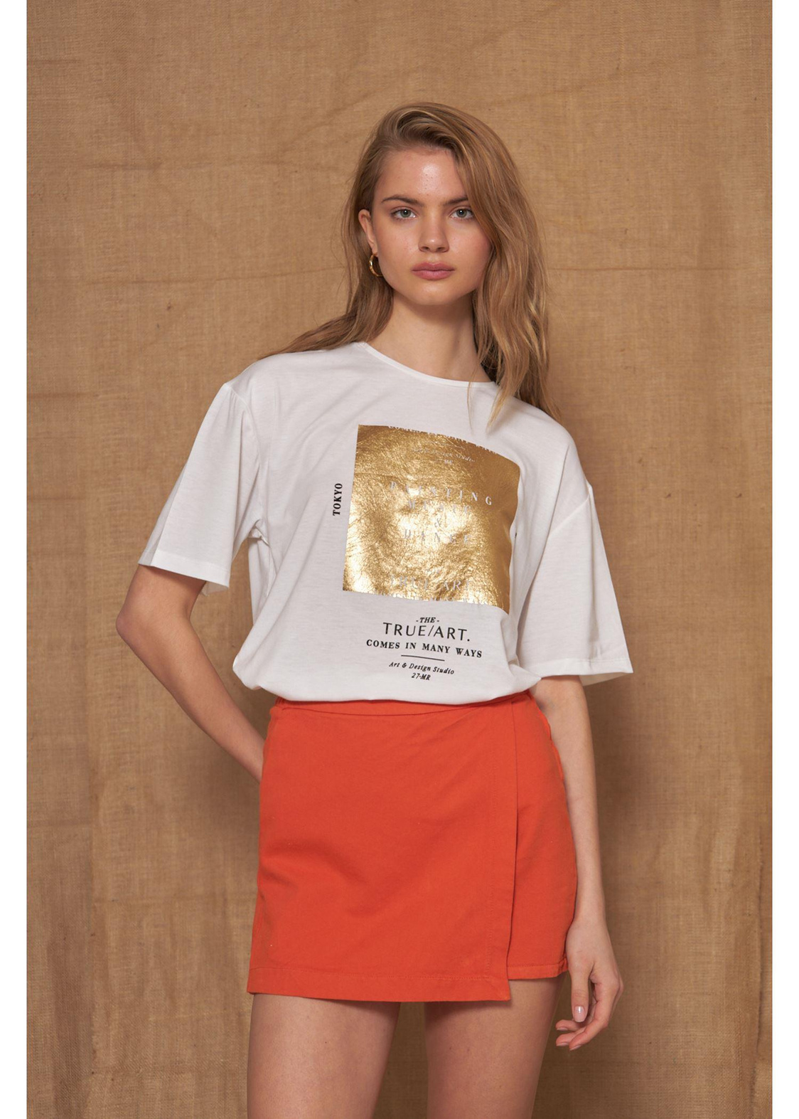 Baskılı Basic T-shirt