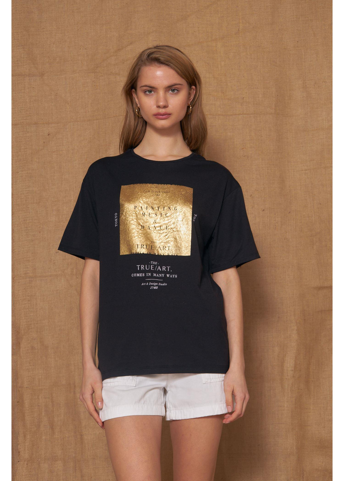 Baskılı Basic T-shirt