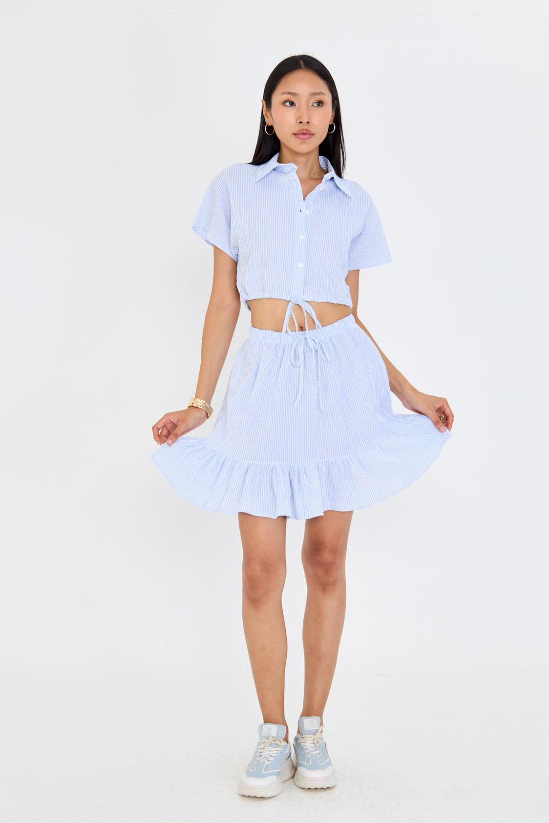 Beli Lastikli Gofre Etek