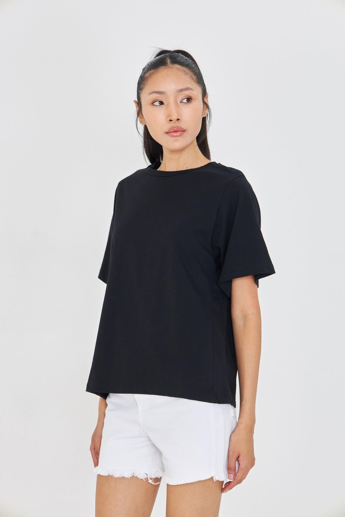 Bisiklet Yaka Basic T-shirt