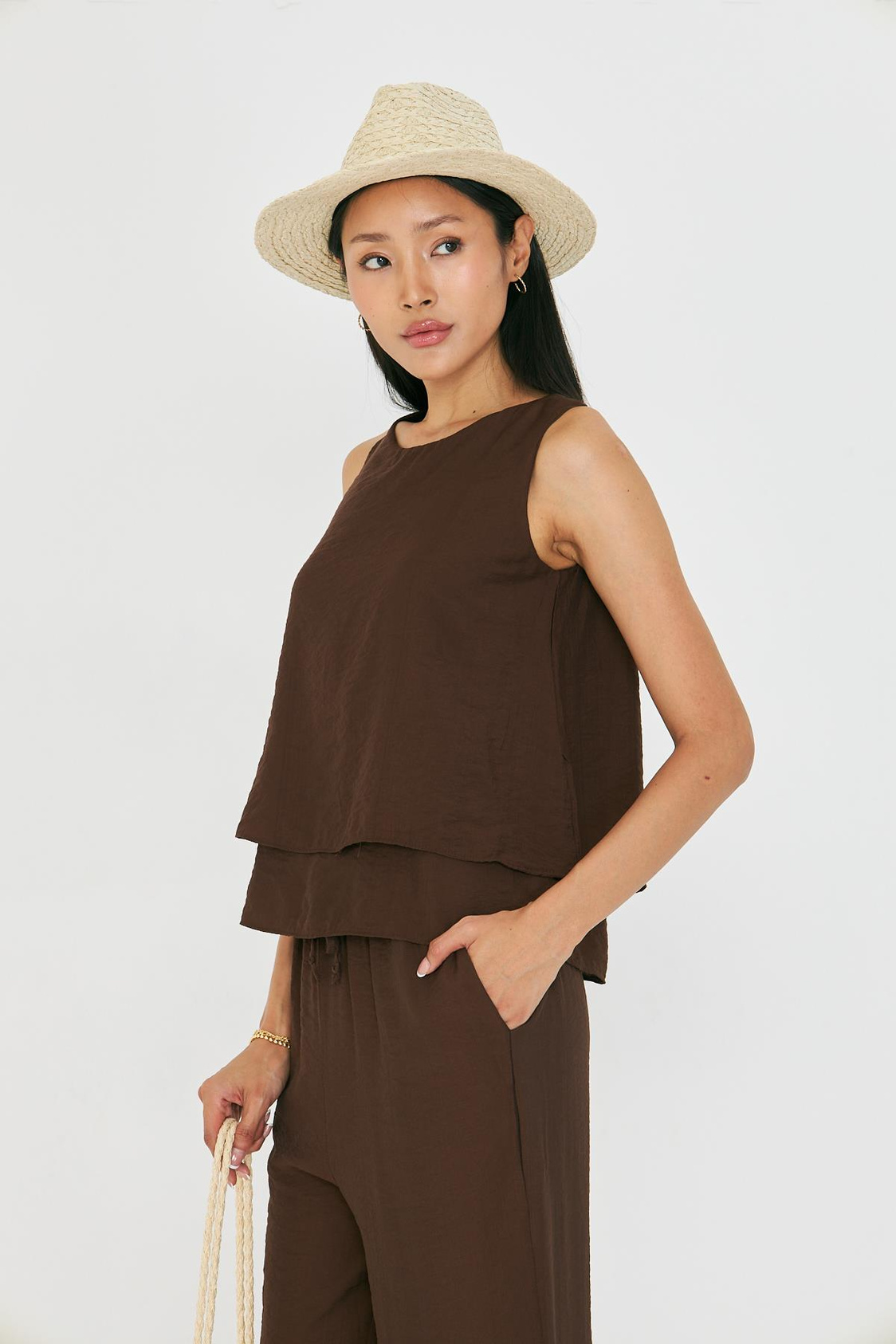 Bisiklet Yaka Kısa Bluz