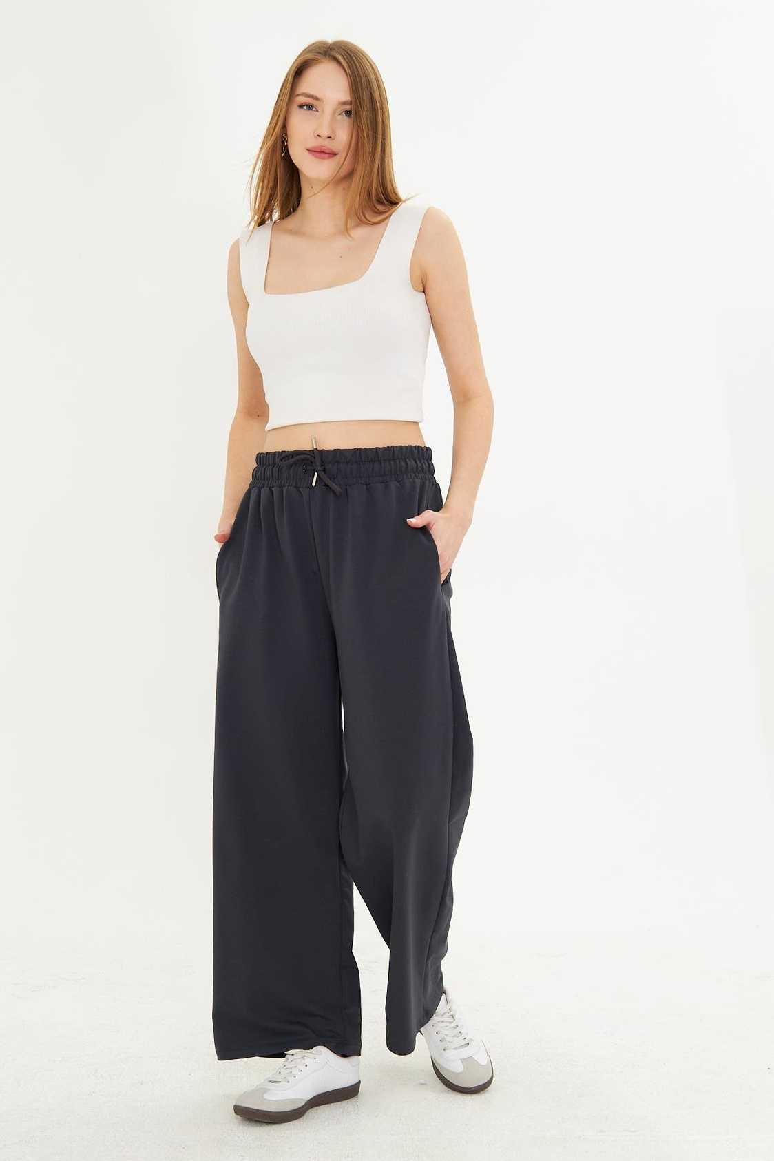 Bol Paça İki İplik Eşofman Altı