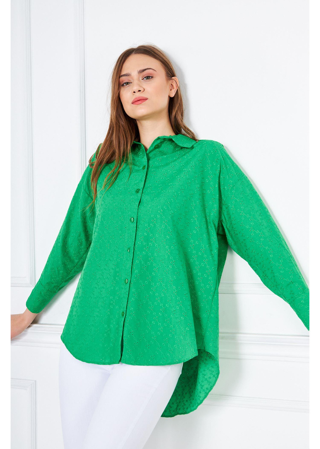 Brode Gömlek-Yeşil