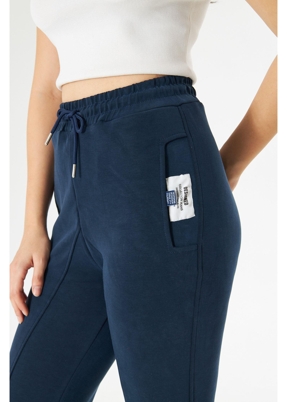 Cep Detaylı Scuba Dalgıç Pantolon