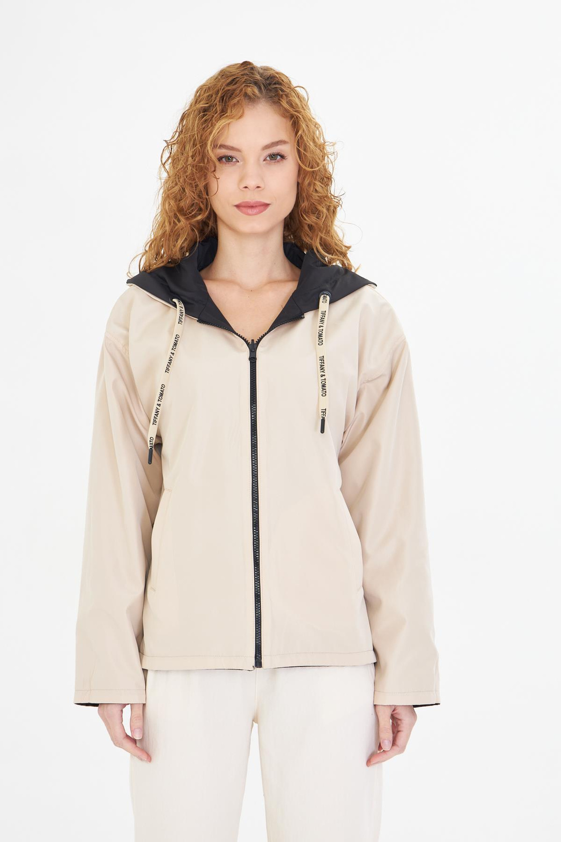 Çift Taraflı Suya Dayanıklı Kapüşonlu Mont