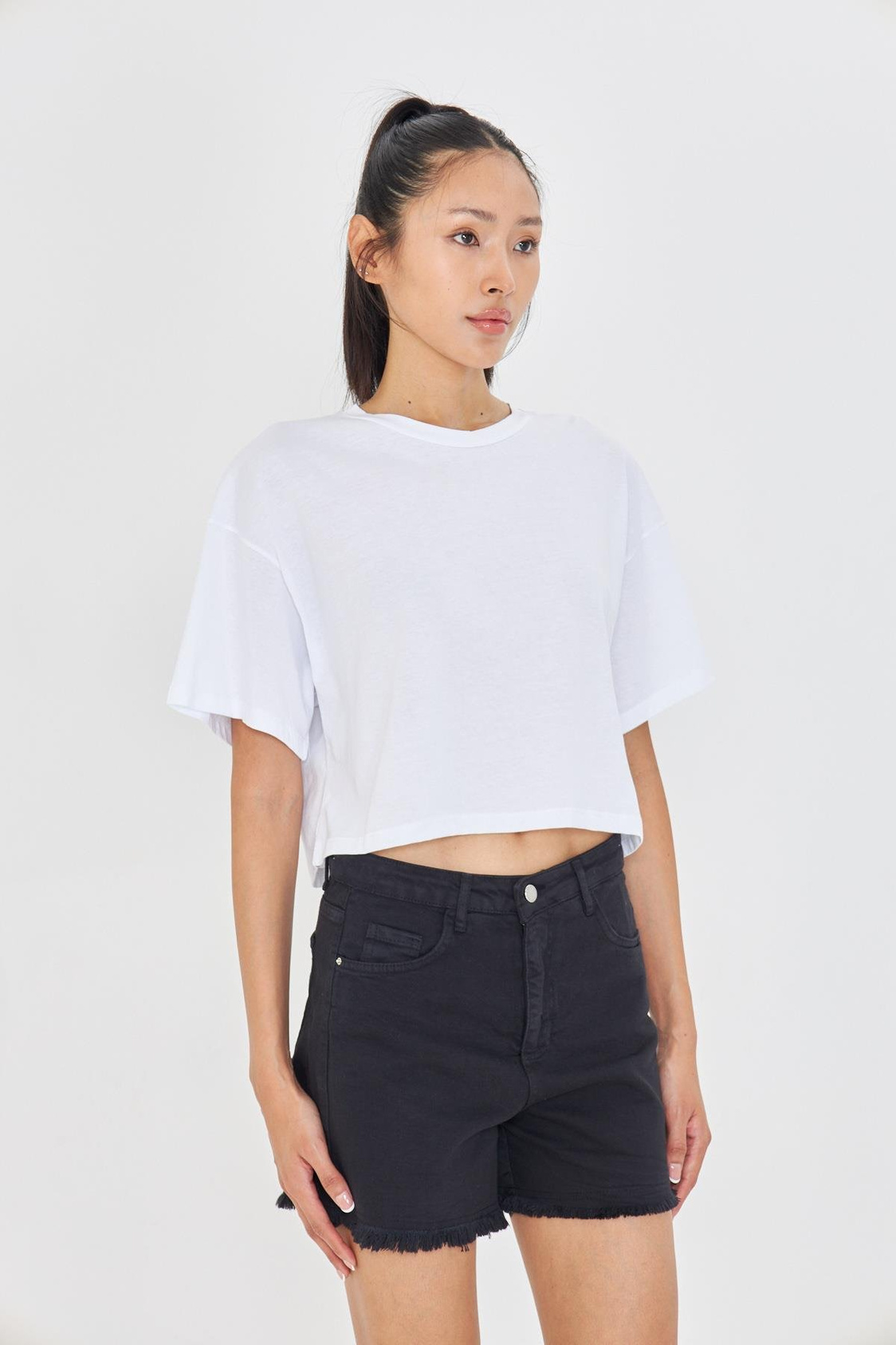Crop Basic T-shirt