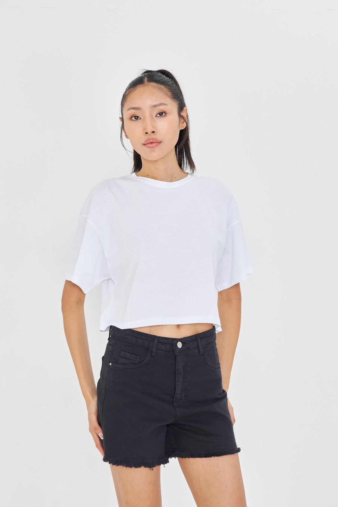 Crop Basic T-shirt