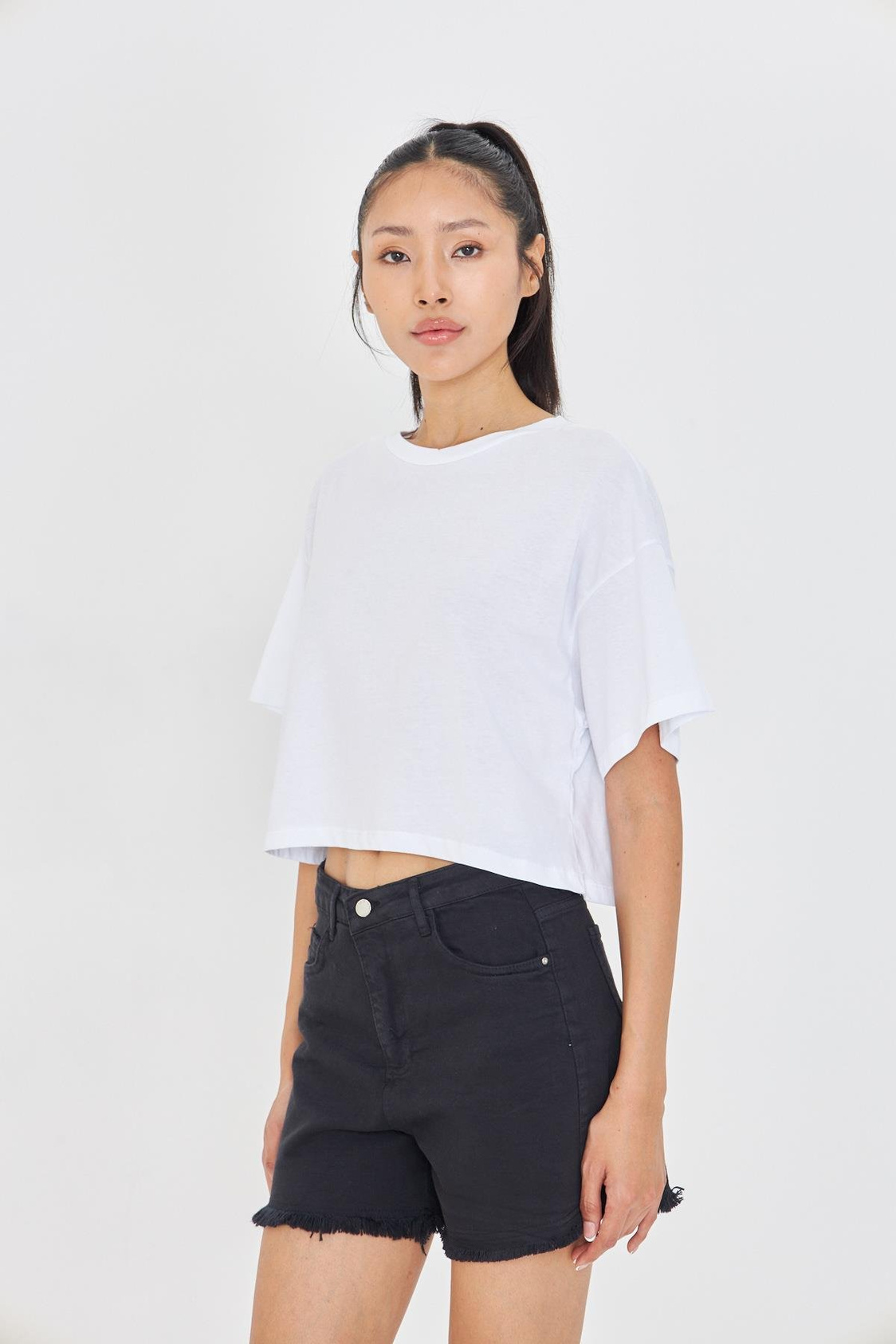Crop Basic T-shirt