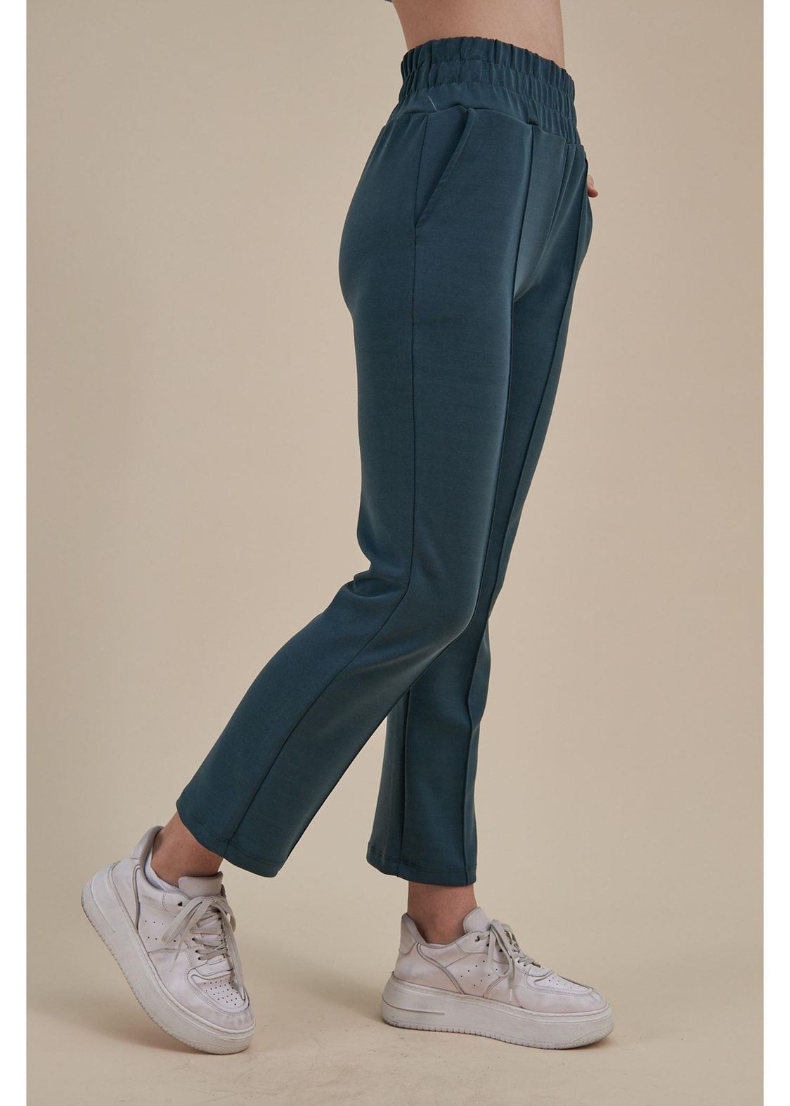 Düz Paça Dalgıç Pantolon