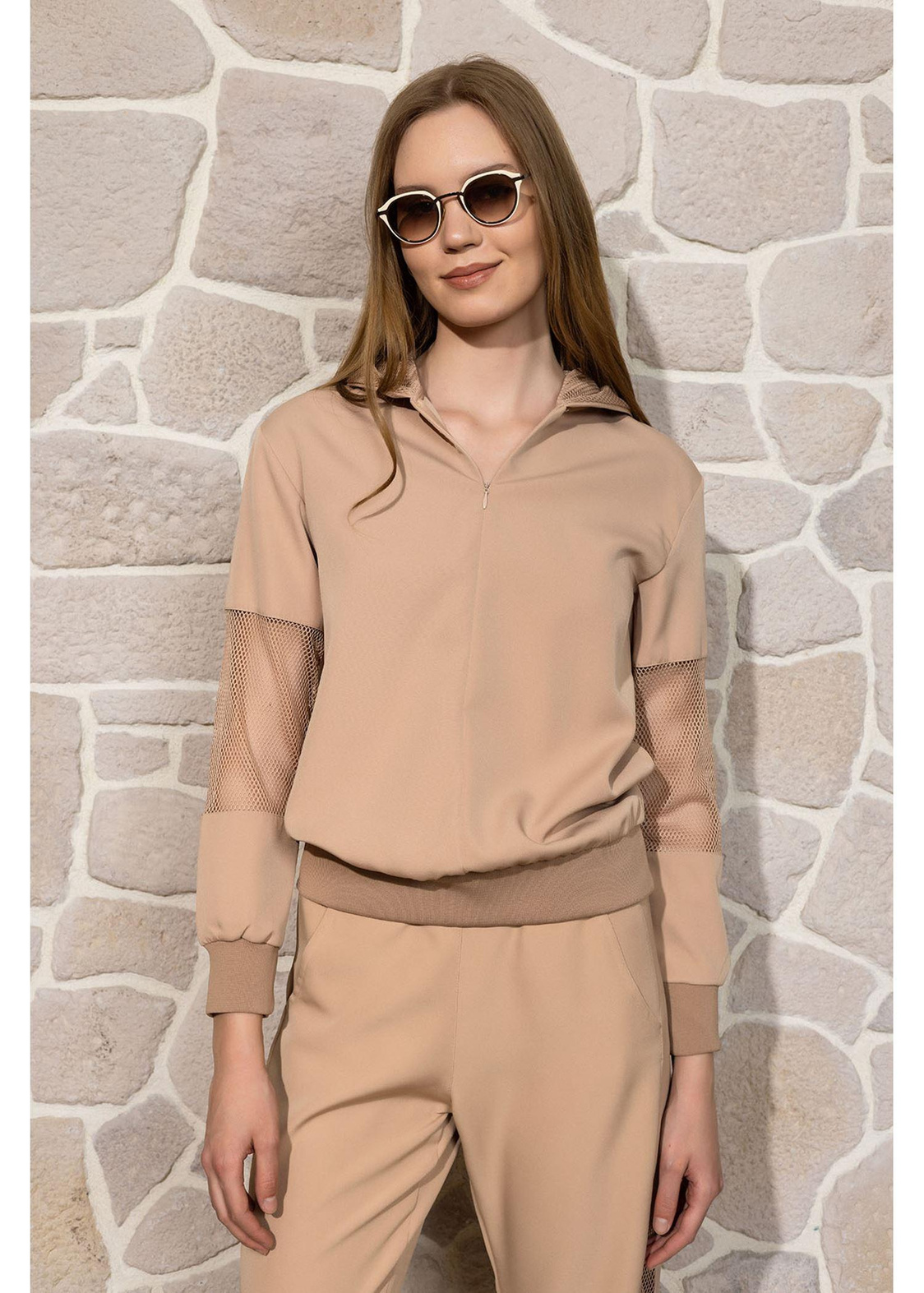 File Garnili Sweatshirt-Bej