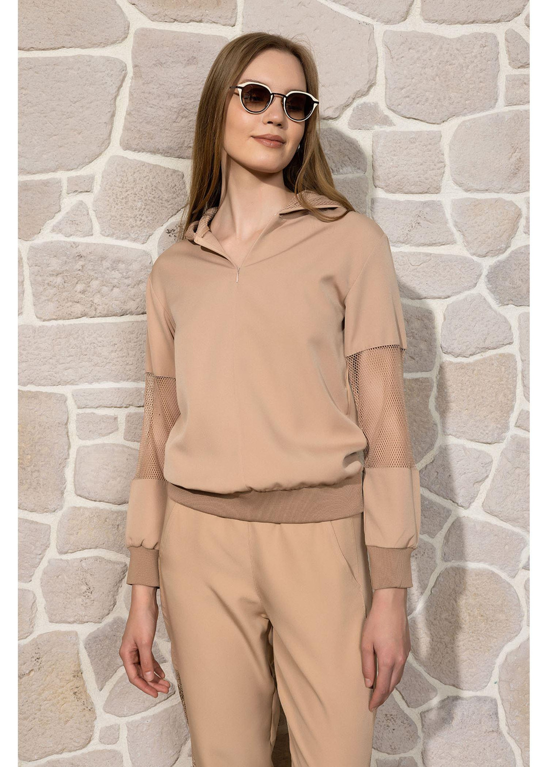 File Garnili Sweatshirt-Bej