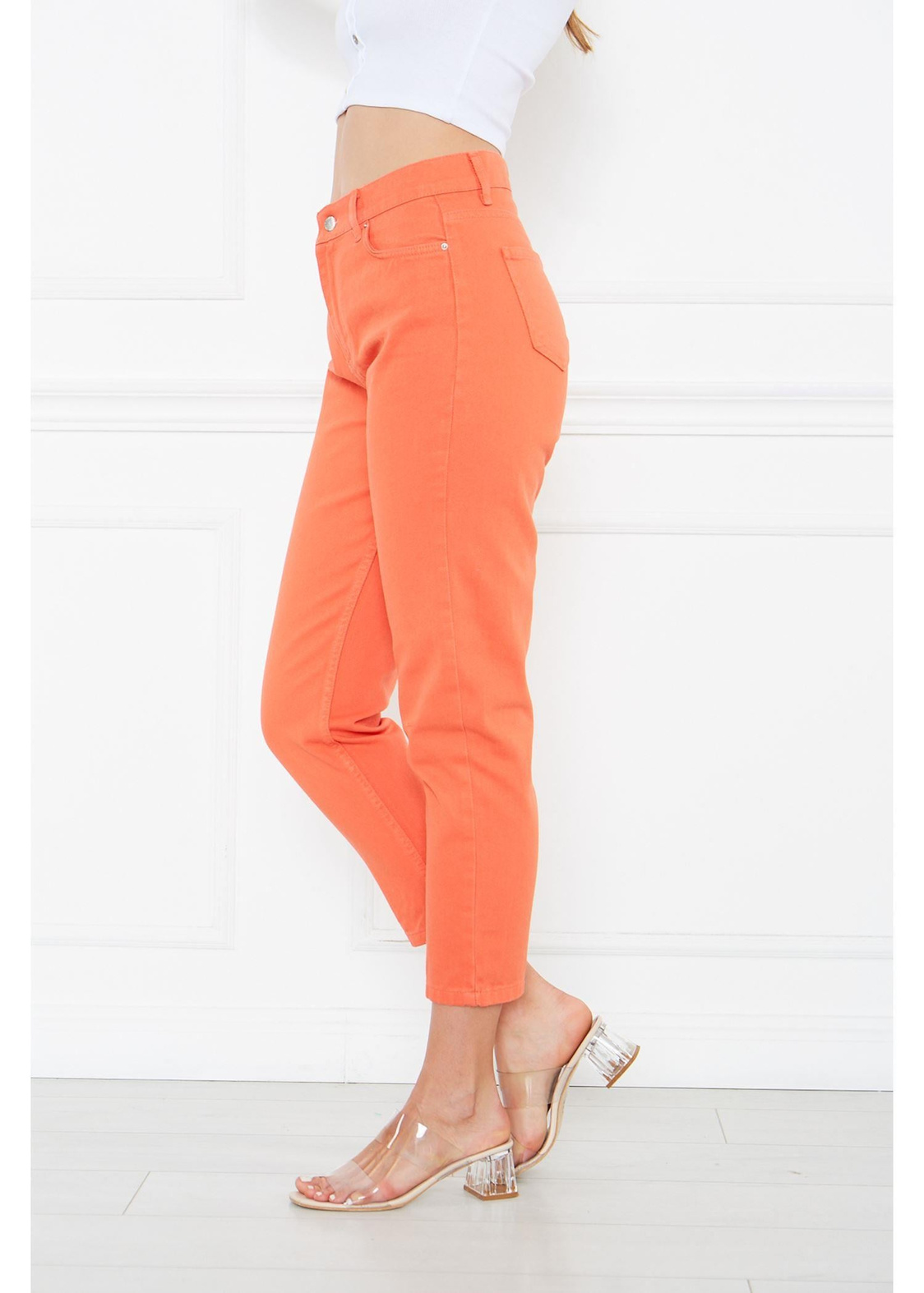 Gabardin Pantolon-Turuncu