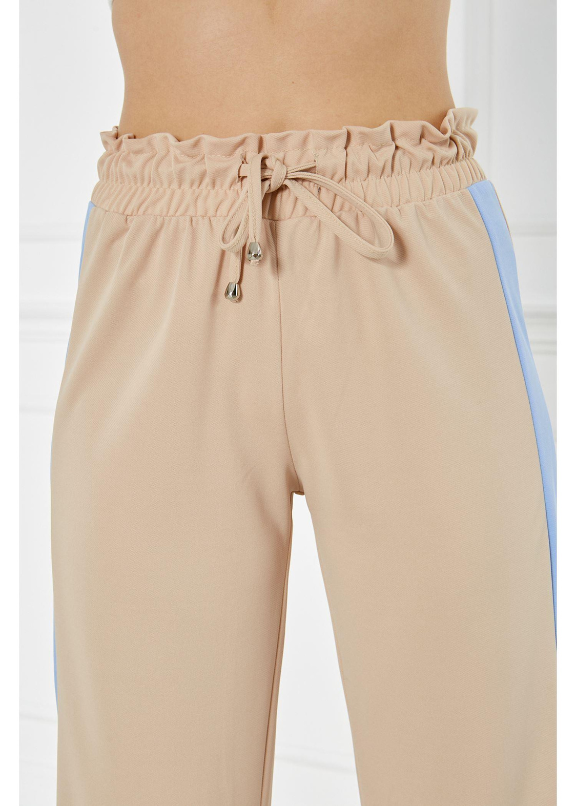 İki Renk Double Pantolon-Mavi